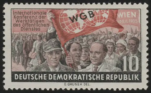 452 XII Weltgewerkschaftsbund Wz.2 XII **