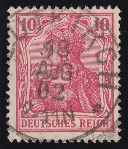 71 Germania 10 Pf. Reich allemand sans WZ, O