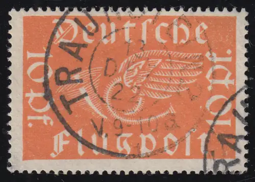111b marque postale 10 Pf Posthorn O vérifiée