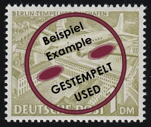 57b Berliner Bauten 1 DM, gestempelt O