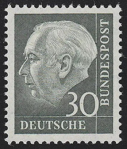259xw Theodor Heuss 30 Pf ** postfrisch