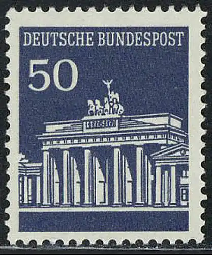 509v Brandenburger Tor 50 Pf Dextrin, **