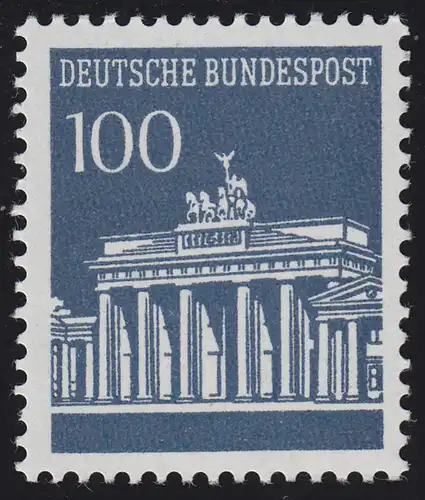 510w Brandenburger Tor 100 Pf matte Planatol-Gummierung, postfrisch **
