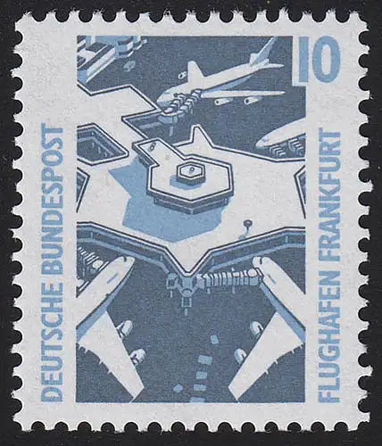 1347A v Sehenswürdigkeiten 10 Pf Flughafen Frankfurt/Main, **