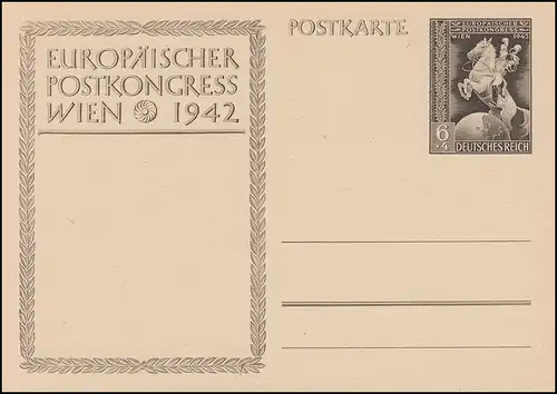 P 294a Congrès européen de Vienne 1942 sans inscriptions ** comme dépensé