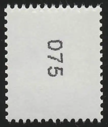 2964 Drei Cent Marke mit UNGERADER Nr. Typ III kleine, fette Ziffern, **