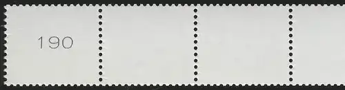 2964 Drei Cent 5er-Streifen GERADE Nr. Typ I große Ziffern **