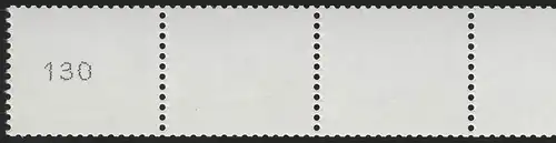 2964 Trois bandes de 5 cents GERADE n° de type II petits chiffres étroits, **