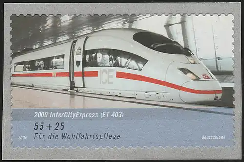 2567 Wofa Eisenbahn ICE SELBSTKLEBEND aus Rolle, **