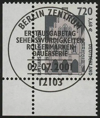 2197 SVK 720 Pf/3,68 Euro Coin ul ESST Berlin