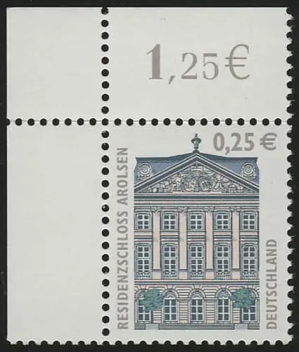 2374 SWK 0,25 Euro Ecke ol ** postfrisch