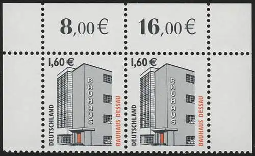 2302 SWK 1,60 Euro paire OR ** post-fraîchissement / MNH