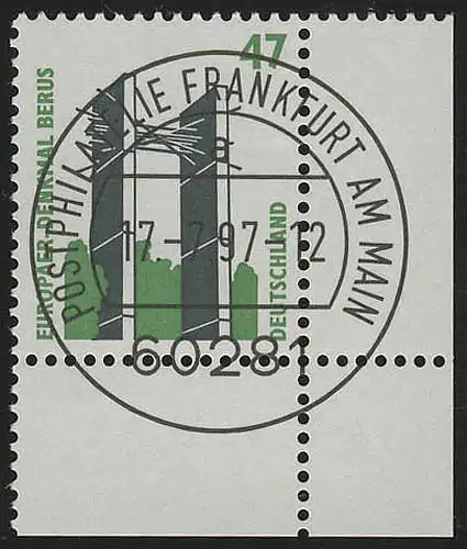 1932 SWK 47 Pf Ecke ur VS-O FfM
