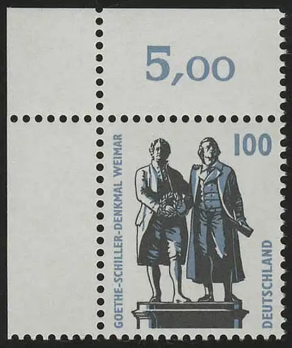 1934 SWK 100 Pf Ecke ol ** postfrisch