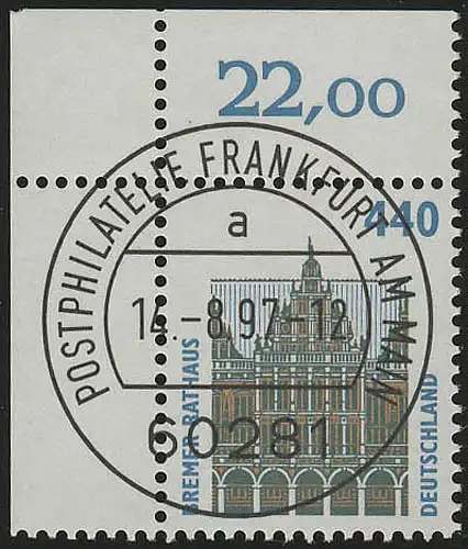 1937 SWK 440 Pf Ecke ol VS-O FfM