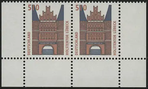 1938 SWK 510 Pf Paar UR ** postfrisch