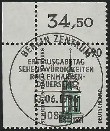 1860 SWK 690 Pf Ecke ol ESST Berlin