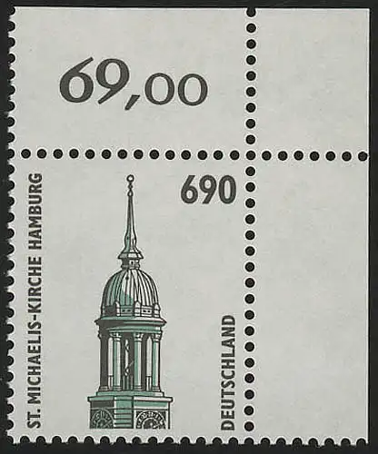 1860 SWK 690 Pf coin or ** post-fraîchissement