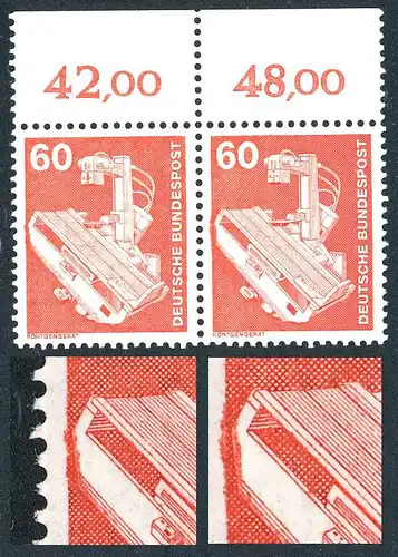 990 appareil radio à rayons X 60 p. - lubrification de couleur du bord gauche de l'image, OR-Paire **