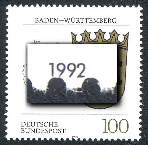 1586 Baden-Württemberg - leichte Verzähnung bis an die Jahreszahl, **