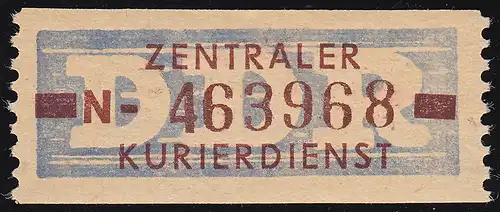 20-N Dienst-B, Billet braun auf violett, ** postfrisch