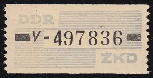 26-V Service-B, billette noir sur bleu, ** post-free