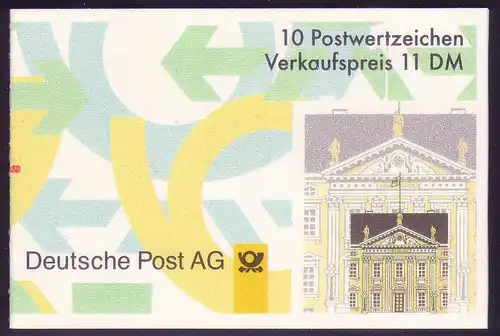 35I MH SWK Schloß Bellevue, 50/3 mm, PLF 3. DS: Halsbruch, mit ZB **