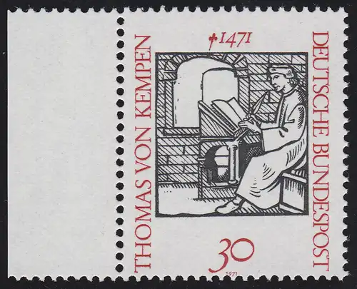 674 Thomas von Kempen - Denze par année, bord **