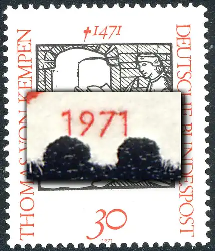 674 Thomas von Kempen - Verzähung durch die Jahreszahl, **