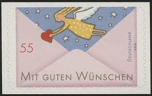 2828 Marque de salutation Angel SON ALIMENTS sur film neutre, **