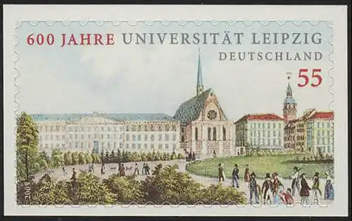 2747 Uni Leipzig SANS-FILAGE sur film neutre, **