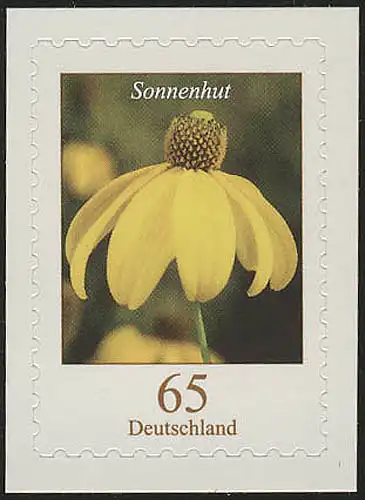 2715 Blume 65 C SELBSTKLEBEND auf neutraler Folie, **