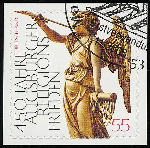 2700 Winter: Engel SELBSTKLEBEND auf neutraler Folie O