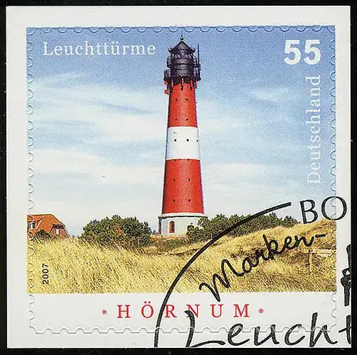 2682 Leuchtturm Hörnum SELBSTKLEBEND auf neutraler Folie, O