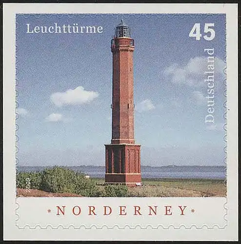 2875 Phare Norderney SANS OBTENTION sur film neutre, **