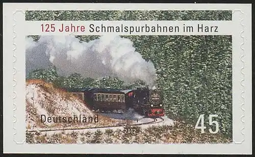 2916 Harzer Schmalspurbahn SELBSTKLEBEND auf neutraler Folie, **