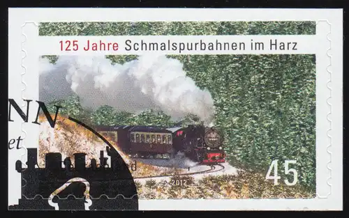 2916 Harzer Schmalspurbahn SELBSTKLEBEND auf neutraler Folie, O