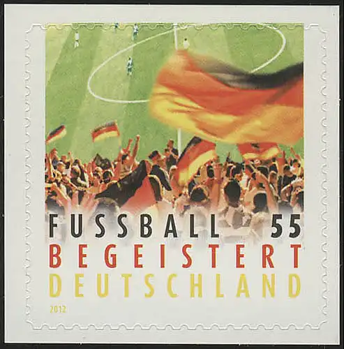 2936 Fußball SELBSTKLEBEND auf neutraler Folie, **