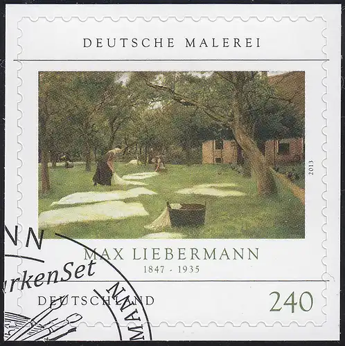 2979 Max Liebermann SELBSTKLEBEND auf neutraler Folie, O