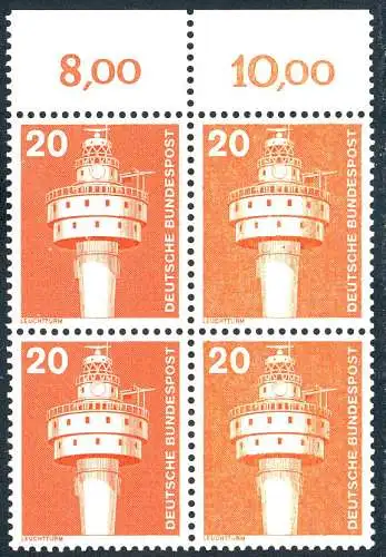 848 IuT 20 Pf phare - bloc quatre-bord avec lubrification de couleur, **