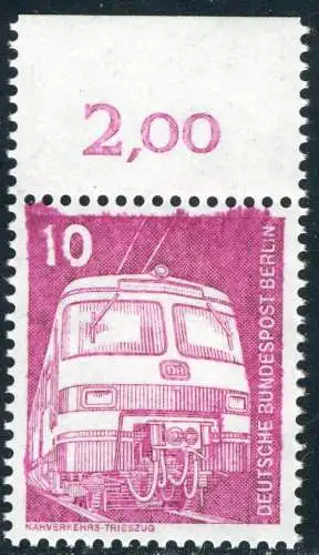 495 IuT 10 Pf - Poutre supérieure avec lubrification de couleur marquée au-dessus, **