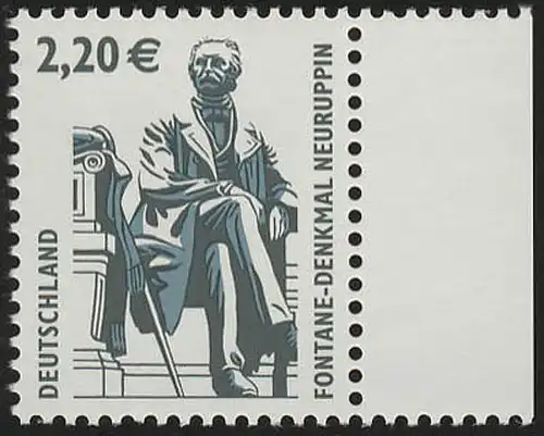 2307 SWK Euro 2,20 Type III Marque postale fraîche **