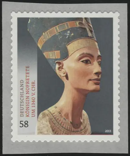 2994 Nofretete-Büste aus 100er-Rolle mit UNGERADER Nummer **