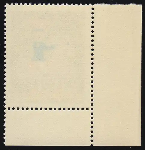 706 Wofa Jouets en bois 25 Pf - Essuyer bleu foncé, coin en bas à gauche, **