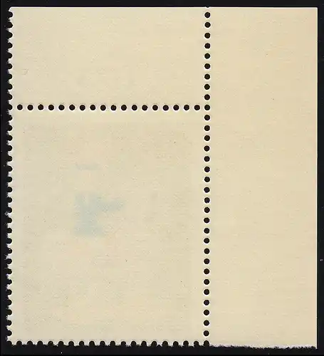 706 Wofa Jouets en bois 25 Pf - Essuyer bleu foncé, coin supérieur gauche, **