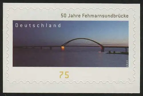 3003 Fehmarnsundbrücke, SELBSTKLEBEND aus Folienblatt 29, **