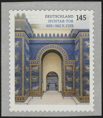 3002 Ischtar-Tor sk aus 500-Rolle mit GERADER Nummer ** postfrisch