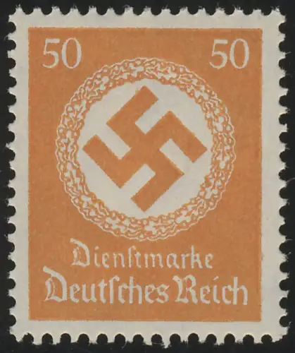 143 Behördendienst 50 Pf., Wz.4, matte Gummierung, postfrisch **