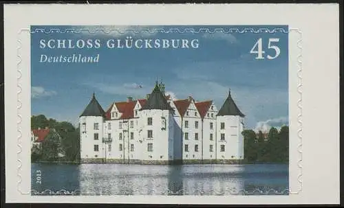 3016 Schloss Glücksburg, SELBSTKLEBEND aus Folienblatt 31, **