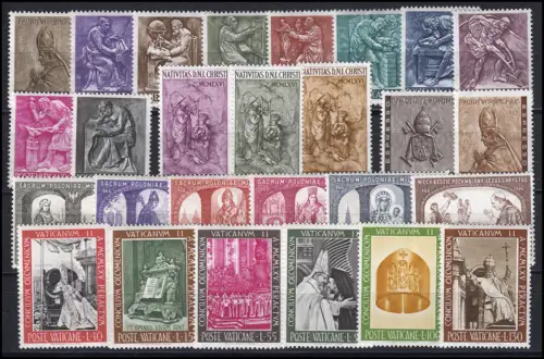 490-516 Vade-mecum Vatican 1966 complet, frais de port